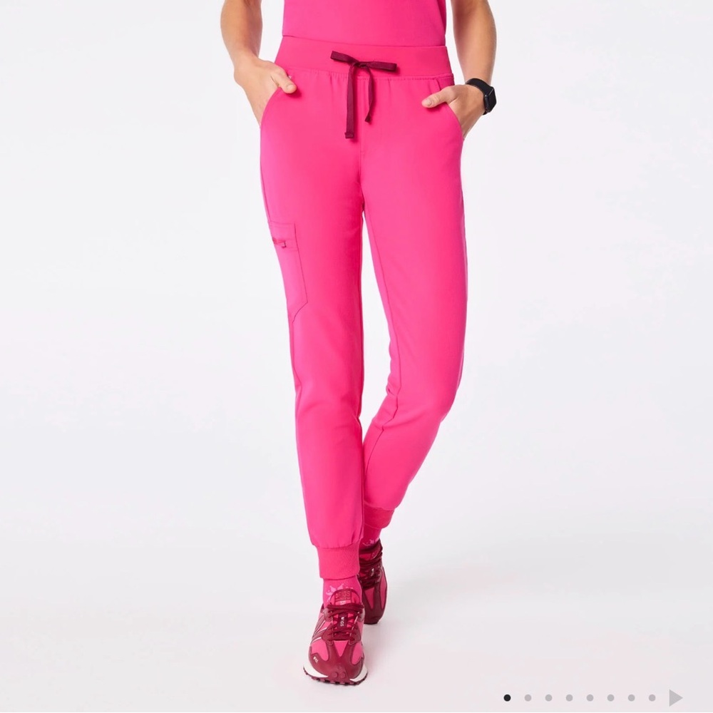 Figs Vibrant Pink Jogger Pants